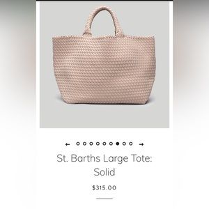 Naghedi St Barth’s Large Tote ShellPink (sold out)